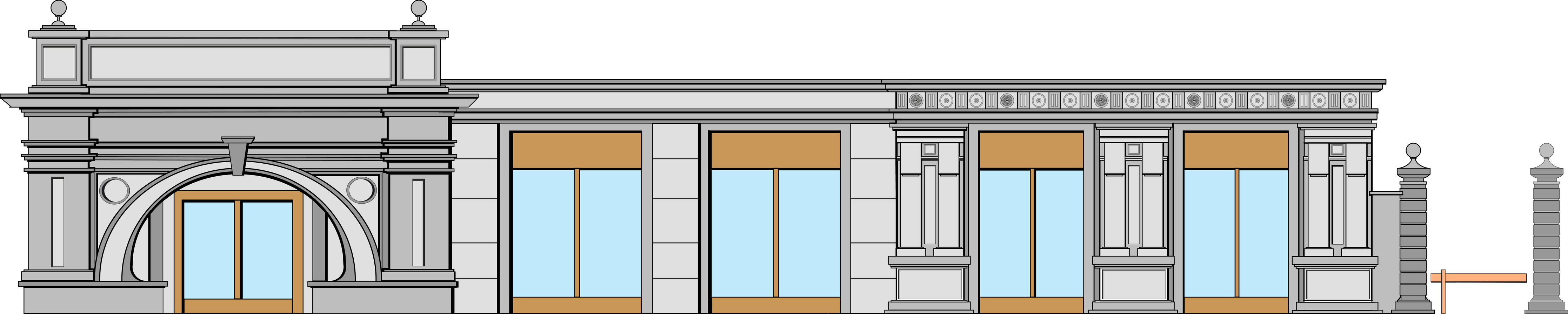 Vintage Building Facade